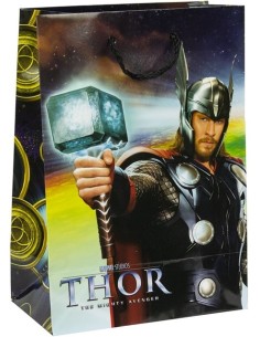 Bolsa de Regalo en Papel Modelo Thor de Marvel