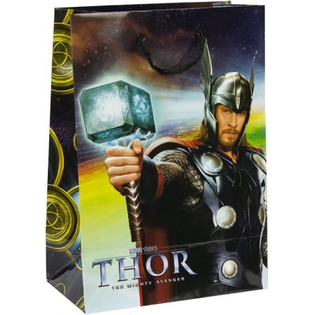 Bolsa de Regalo en Papel Modelo Thor de Marvel