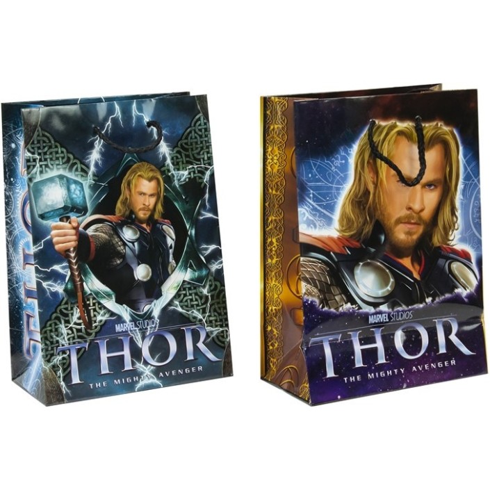 Bolsa de Regalo en Papel Modelo Thor de Marvel