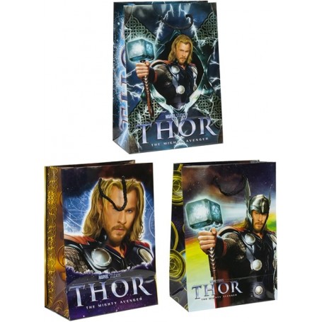 Bolsa de Regalo en Papel Modelo Thor de Marvel