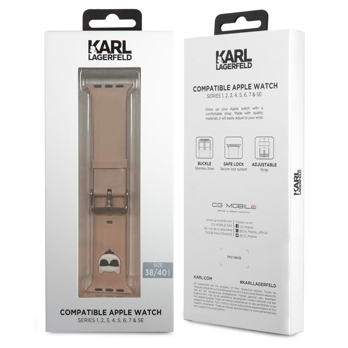 Correa Karl Lagerfeld de Silicona para Reloj...