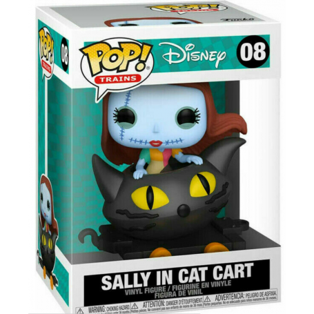 Figura Funko Pop! Tren Disney Pesadilla antes de Navidad Sally en carro de gato Modelo 08 | 50631 Caja Dañada Outlet