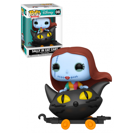 Figura Funko Pop! Tren Disney Pesadilla antes de Navidad Sally en carro de gato Modelo 08 | 50631 Caja Dañada Outlet