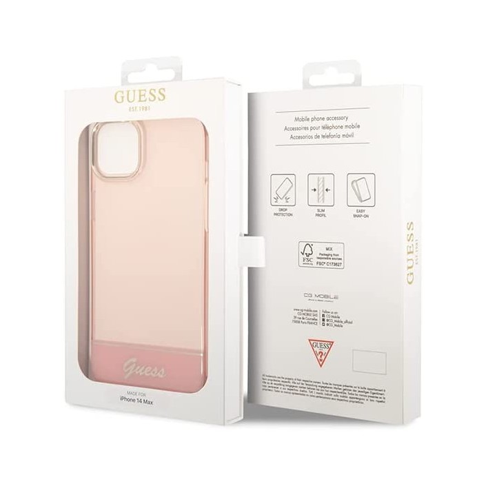 Funda Guess Rígida Translúcida para Apple...