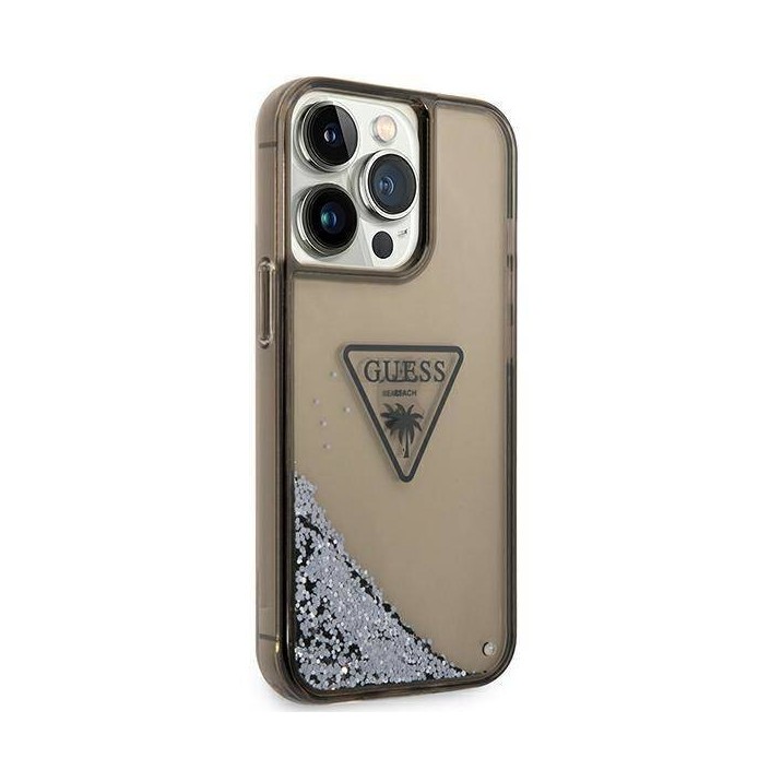 Funda Guess purpurina líquida Plateada para...