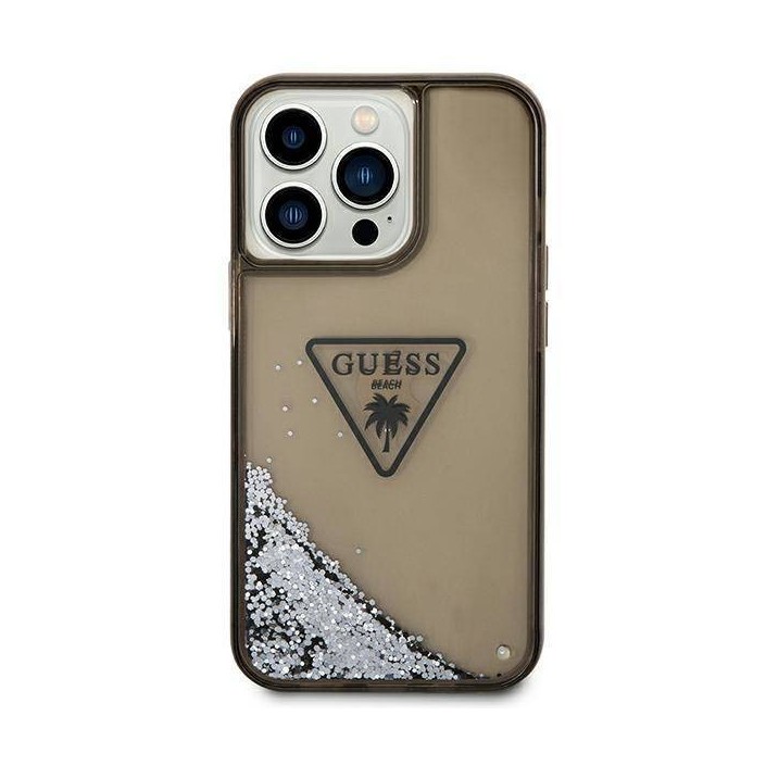 Funda Guess purpurina líquida Plateada para...