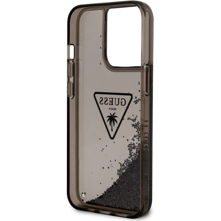 Funda Guess purpurina líquida Plateada para...