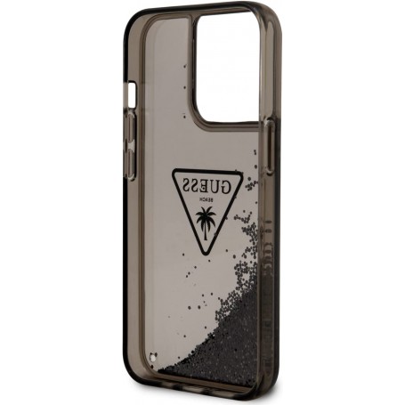 Funda Guess purpurina líquida Plateada para Apple iPhone 14 Pro Max color Negro GUHCP14XLFCTPK