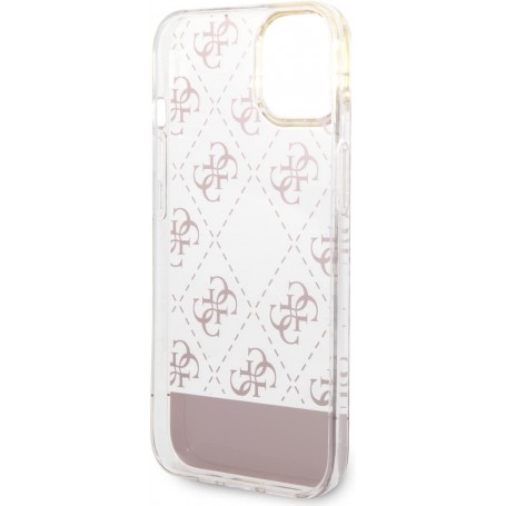 Funda Rígida Guess diseño 4G para Apple iPhone 14 Color Rosa GUHCP14SHG4MHP