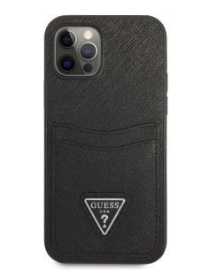 Funda Guess diseño Saffiano con tarjetero para Apple...