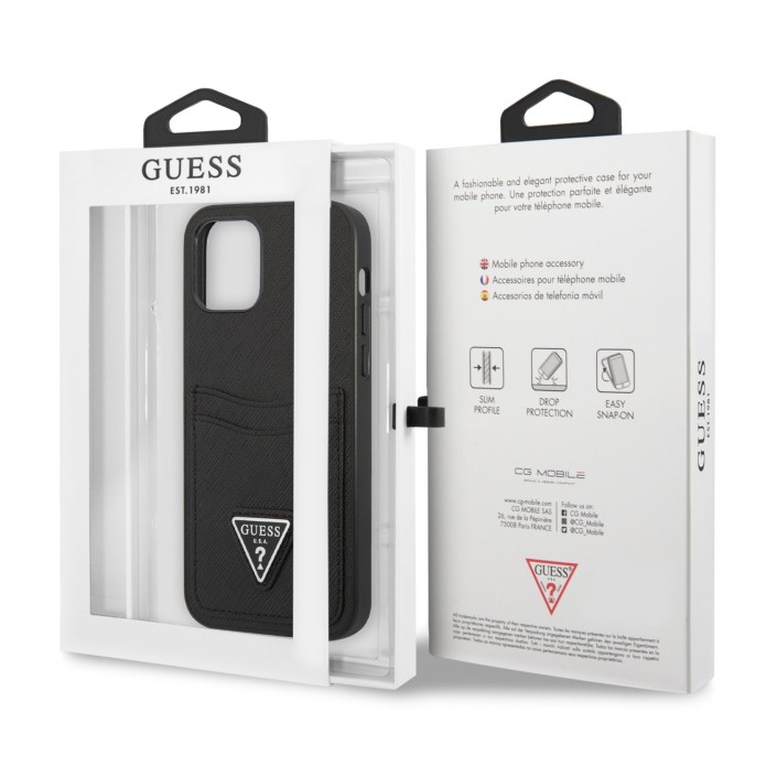 Funda Guess diseño Saffiano con tarjetero para...