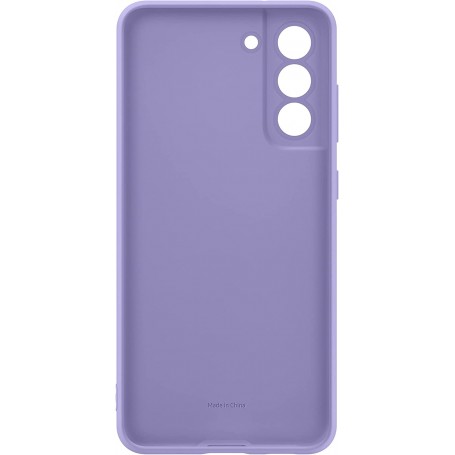 Funda de silicona para Samsung Galaxy S21 FE Violeta Modelo EF-PG990TV