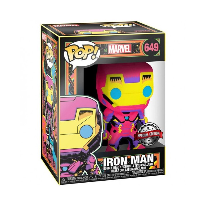 Figura Funko Pop! Marvel Iron Man Black Light...