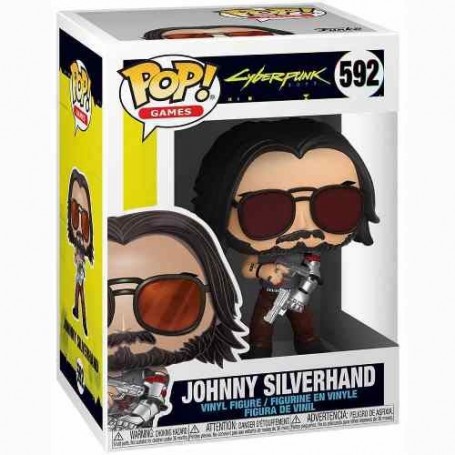 Figura Funko Pop! Juegos Cyberpunk Johnny Silverhand Modelo 592 | 47522