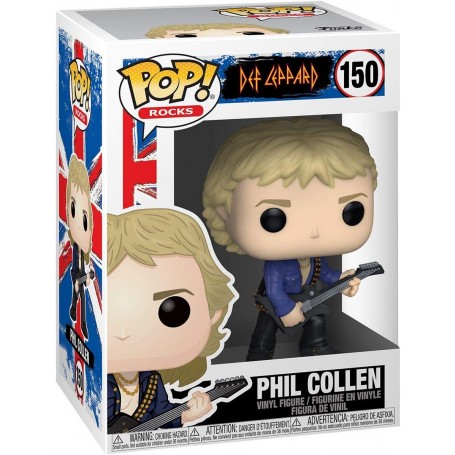Figura Funko Pop! Rocks Def Leppard Phil Collen Modelo 150 | 40132
