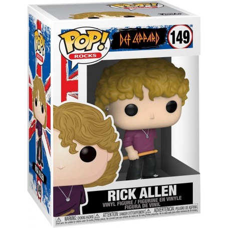 Figura Funko Pop! Rocks Def Leppard Rick Allen Modelo 149 | 40127