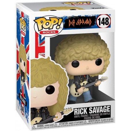 Figura Funko Pop! Rocks Def Leppard Rick Savage Modelo 148 | 40126