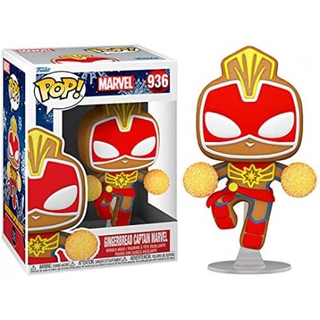 Figura Funko Pop! Marvel Capitán Marvel como Galleta de Jengibre Modelo 936 | 50661