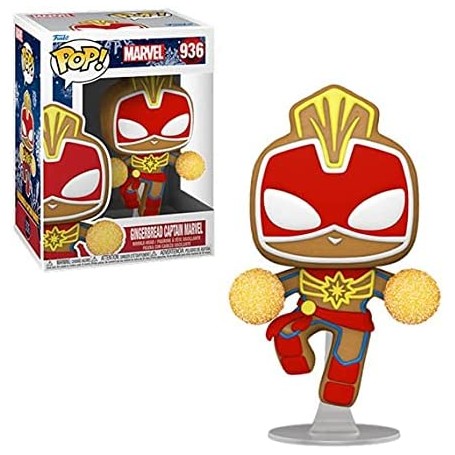Figura Funko Pop! Marvel Capitán Marvel como Galleta de Jengibre Modelo 936 | 50661