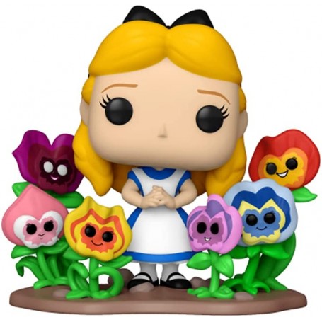 Figura Funko Pop! Deluxe Disney Alicia en el País de las Maravillas Alicia con flores Modelo 1057 | 55733