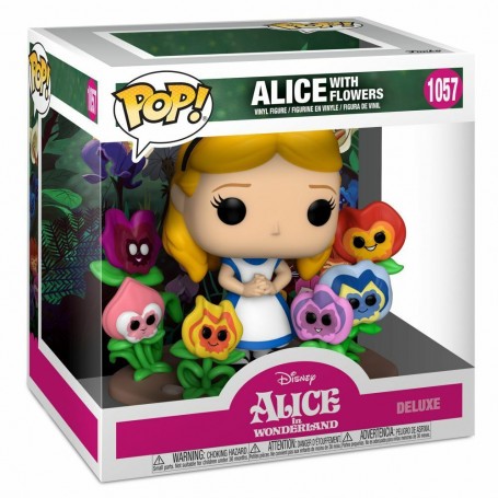 Figura Funko Pop! Deluxe Disney Alicia en el País de las Maravillas Alicia con flores Modelo 1057 | 55733
