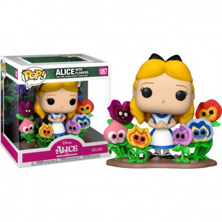 Figura Funko Pop! Deluxe Disney Alicia en el País de las Maravillas Alicia con flores Modelo 1057 | 55733