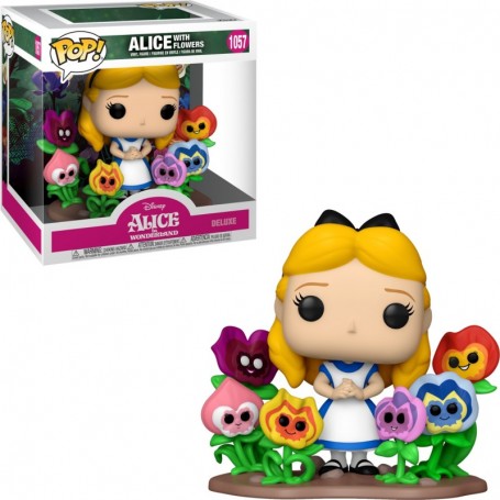 Figura Funko Pop! Deluxe Disney Alicia en el País de las Maravillas Alicia con flores Modelo 1057 | 55733
