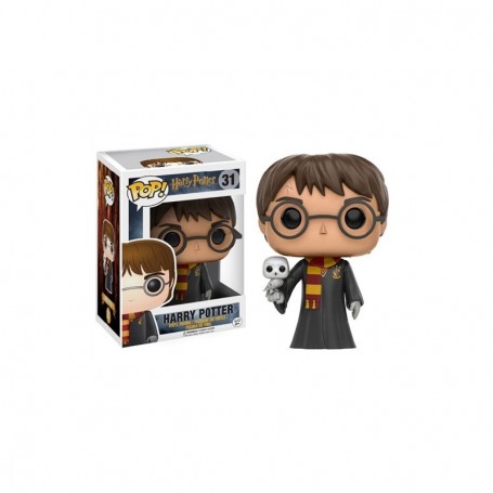 Figura Funko Pop! Harry Potter Harry Potter con Hedwige Modelo 31 | 11915 Caja Dañada Outlet