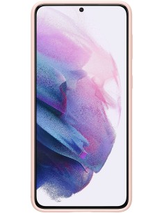 Funda Samsung de Silicona Para Galaxy S21 Plus Rosa... 2