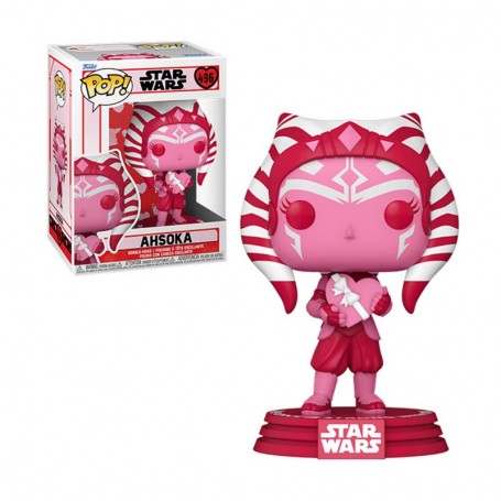Figura Funko POP! Star Wars Ahsoka Modelo 496 | 60120 Edición Especial San Valentín
