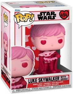 Figura Funko POP! Star Wars Luke Skywalker con Grogu... 2