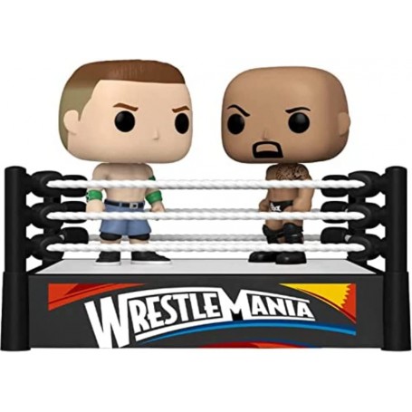 Figura Funko Pop! Momento WWE John Cena y The Rock Ring de Lucha Libre  | 61463