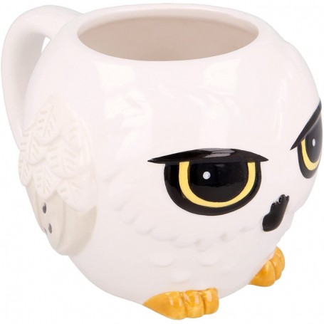 Taza de cerámica Harry Potter Modelo Cabeza de Hedwig en 3D