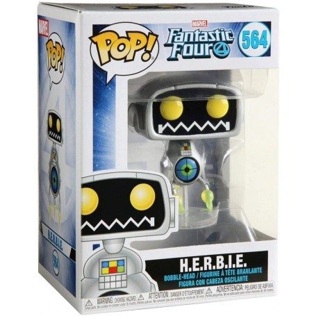Funko Pop - Marvel - Los Cuatro Fantasticos - H.E.R.B.I.E 564 - 44993 | Caja Dañada Outlet