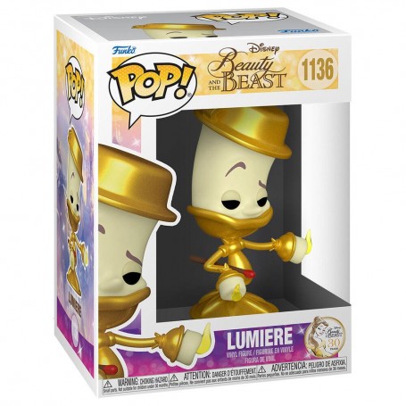 Figura Funko Pop! Disney La Bella y La Bestia Lumiere Modelo 1136 | 57586