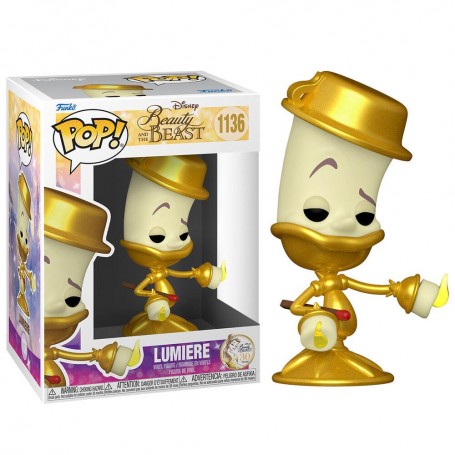 Figura Funko Pop! Disney La Bella y La Bestia Lumiere Modelo 1136 | 57586
