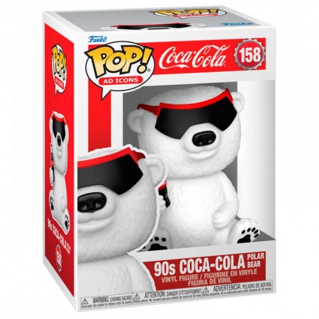 Figura Funko Pop! Iconos Coca-Cola Oso Polar Años 90 Modelo 158 | 65587