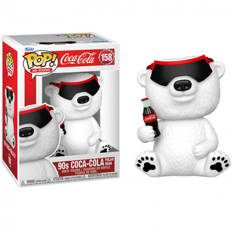 Figura Funko Pop! Iconos Coca-Cola Oso Polar Años 90 Modelo 158 | 65587