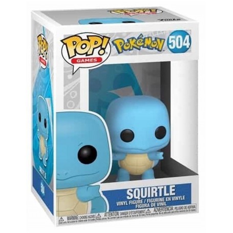 Figura Funko Pop! Juegos Pokémon Squirtle Modelo 504 | 50402
