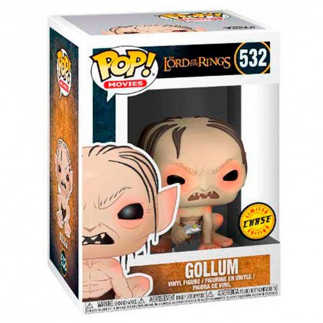 Figura Funko Pop! Películas El Señor de los Anillos Gollum Modelo 532 | 13559 Edición Chase
