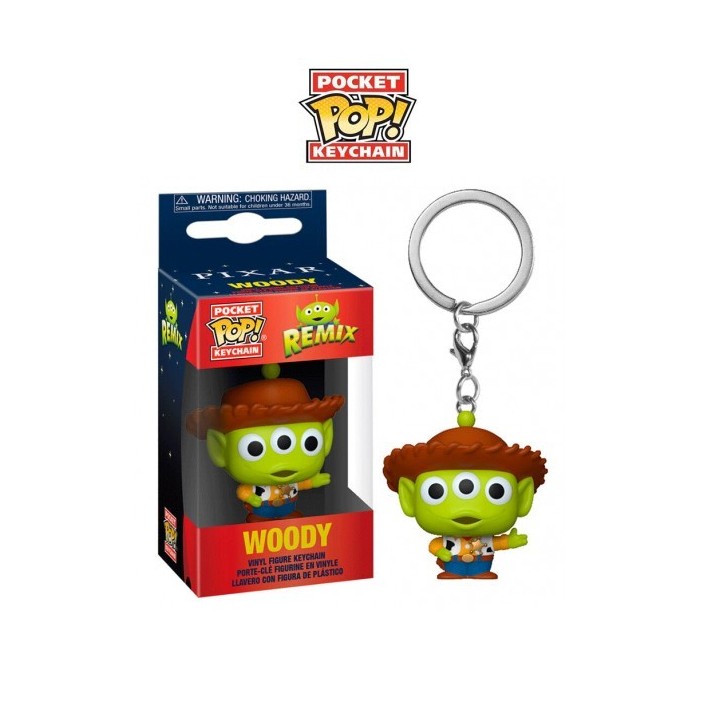Funko Pop! Llavero Disney Alien Remix Woody |...