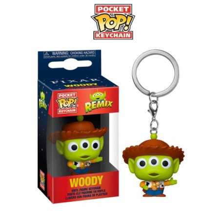 Funko Pop! Llavero Disney Alien Remix Woody | 48354