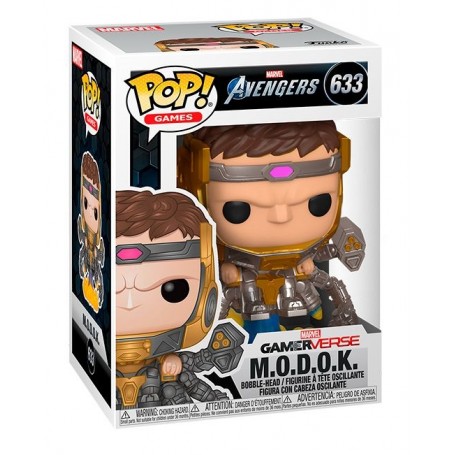 Figura Funko Pop! Juegos Marvel Avengers M.O.D.O.K. Modelo 633 | 47814 Caja Dañada Outlet