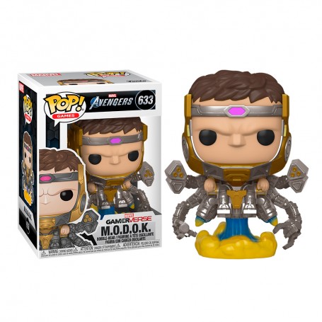 Figura Funko Pop! Juegos Marvel Avengers M.O.D.O.K. Modelo 633 | 47814 Caja Dañada Outlet