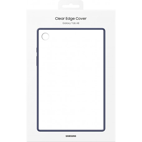 Funda Samsung Para Galaxy Tab A8 Transparente y Filo Navy Modelo EF-QX200TN | Estado Genial | Outlet