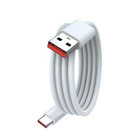 Cable Xiaomi conexión USB C 6A color Blanco