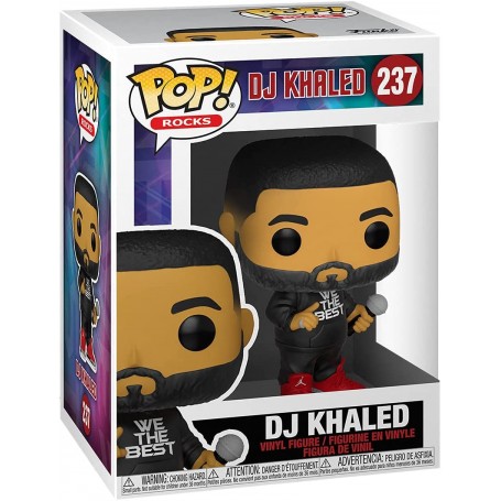 Figura Funko Pop! Rocks DJ Khaled Modelo 237 | 56757 Caja Dañada Outlet