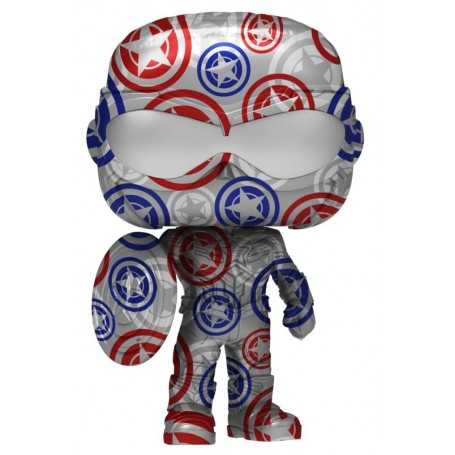 Figura Funko Pop! Marvel Art Series Capitán América Modelo 33 | 56153