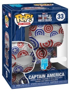 Figura Funko Pop! Marvel Art Series Capitán América... 2