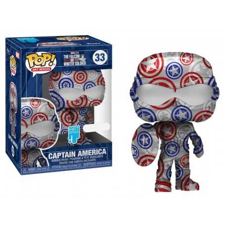 Figura Funko Pop! Marvel Art Series Capitán América Modelo 33 | 56153